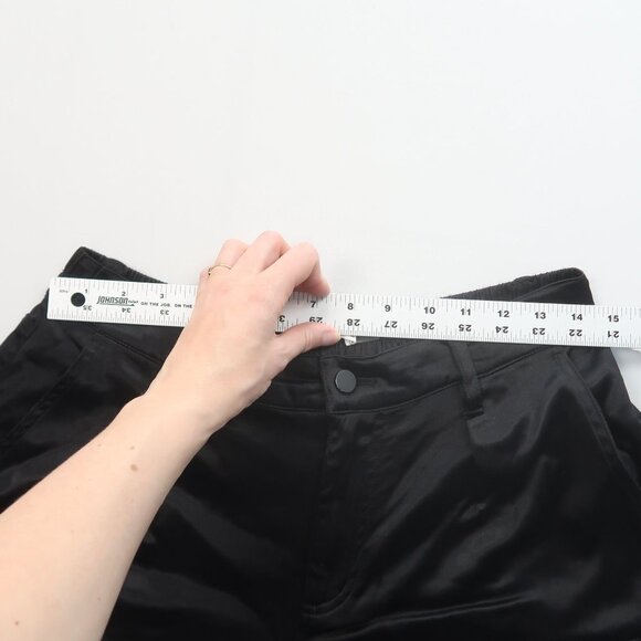 Alice + Olivia Joette Satin Cargo Pants Size 12 petite - Picture 12 of 14